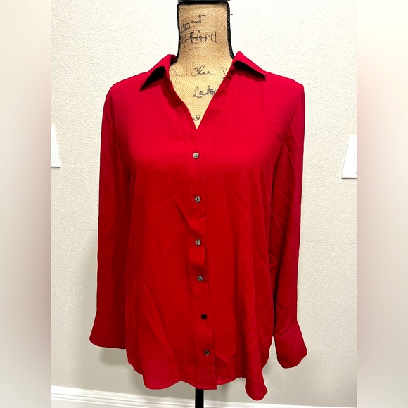 Ruby Red blouse - Picture 3 of 7